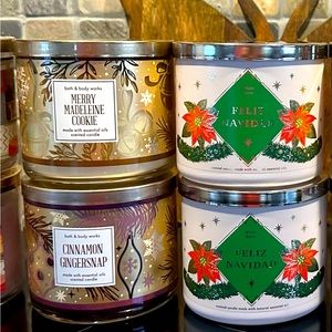 Bath & Body Works 3 wick candles